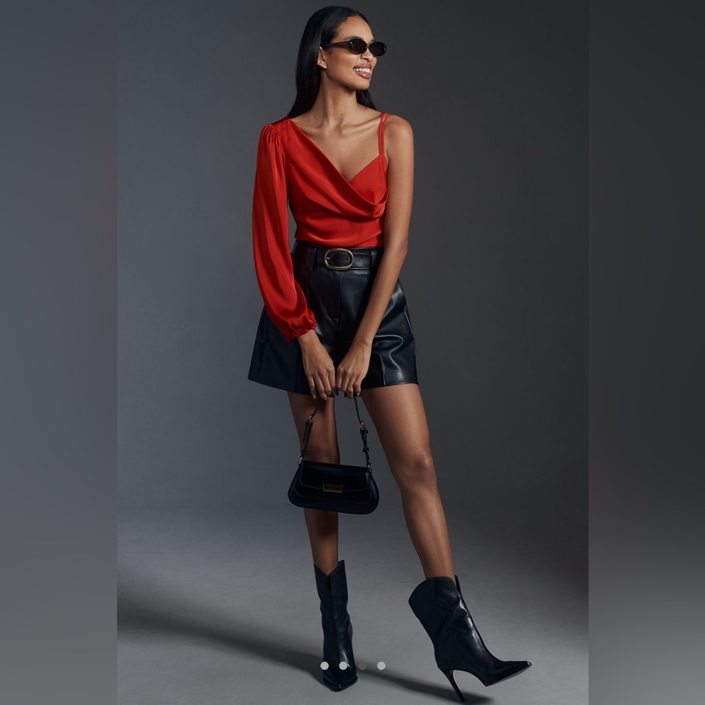 ASTR THE LABEL JENAH ONE-SHOULDER TOP
